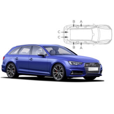 Sonnenschutz Blenden für Audi A4 (B9) Avant 2015-2025