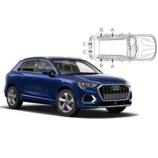 Sonnenschutz Blenden für Audi Q3 (Type F3) 5 Türen 2018- Sonnenschutz Blenden für Audi Q3 (Type F3) 5 Türen 2018-