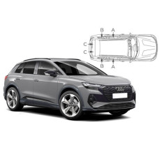 Sonnenschutz Blenden für Audi Q4 e-tron* (Typ F4) 2021- Sonnenschutz Blenden für Audi Q4 e-tron* (Typ F4) 2021-