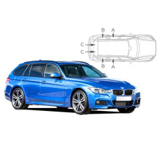 Sonnenschutz Blenden für BMW 3er F31 Touring 2012-2019