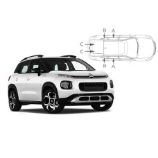 Sonnenschutz Blenden für Citroen C3 Aircross 2017-2024