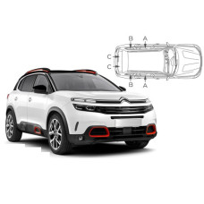 Sonnenschutz Blenden für Citroen C5 Aircross 2017- Sonnenschutz Blenden für Citroen C5 Aircross 2017-