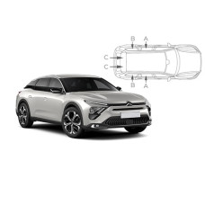 Sonnenschutz Blenden für Citroen C5 X 2021- Sonnenschutz Blenden für Citroen C5 X 2021-