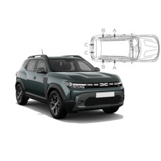Sonnenschutz Blenden für Dacia Duster 2024-