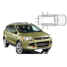Sonnenschutz Blenden für Ford Kuga 5 Türen 2012-2019