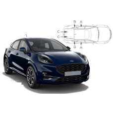 Sonnenschutz Blenden für Ford Puma 5 Türen 2019- Sonnenschutz Blenden für Ford Puma 5 Türen 2019-