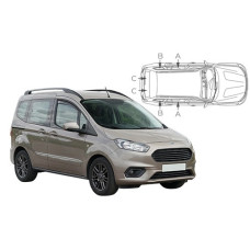 Sonnenschutz Blenden für Ford Tourneo Courier 2014-2023 Sonnenschutz Blenden für Ford Tourneo Courier 2014-2023