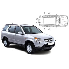 Sonnenschutz Blenden für Honda CR-V 5 Türen 2001-2006