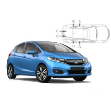 Sonnenschutz Blenden für Honda Jazz 5 Türen 2014-2020 Sonnenschutz Blenden für Honda Jazz 5 Türen 2014-2020