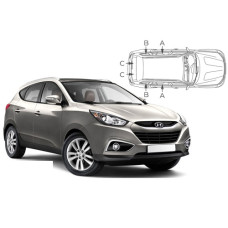Sonnenschutz Blenden für Hyundai ix35 5 Türen 2010-2015 Sonnenschutz Blenden für Hyundai ix35 5 Türen 2010-2015