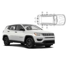 Sonnenschutz Blenden für Jeep Compass 2018- Sonnenschutz Blenden für Jeep Compass 2018-