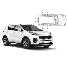 Sonnenschutz Blenden für Kia Sportage QL 5 Türen 2015-2021 Sonnenschutz Blenden für Kia Sportage QL 5 Türen 2015-2021