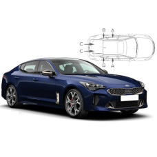 Sonnenschutz Blenden für Kia Stinger 5 Türen 2018-2023 Sonnenschutz Blenden für Kia Stinger 5 Türen 2018-2023