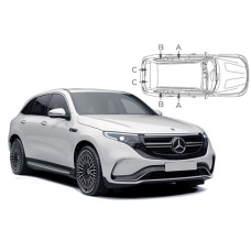 Sonnenschutz Blenden für Mercedes-Benz EQC (Baureihe N293) 2019-2023 Sonnenschutz Blenden für Mercedes-Benz EQC (Baureihe N293) 2019-2023