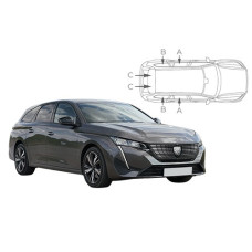 Sonnenschutz Blenden für Peugeot 308 SW Kombi 2021- Sonnenschutz Blenden für Peugeot 308 SW Kombi 2021-