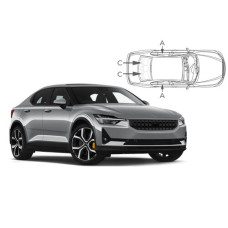 Sonnenschutz Blenden für Polestar 2 2019-