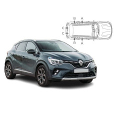 Sonnenschutz Blenden für Renault Captur 5 Türen 2020-