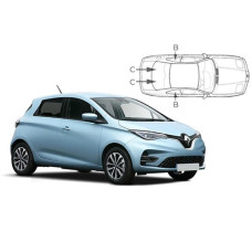 Sonnenschutz Blenden für Renault Zoe 5 Türen 2012-2024 Sonnenschutz Blenden für Renault Zoe 5 Türen 2012-2024