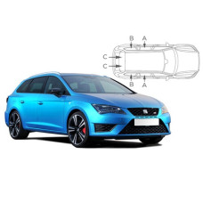Sonnenschutz Blenden für Seat Leon ST (Typ 5F) - Kombi (2014-2020) Sonnenschutz Blenden für Seat Leon ST (Typ 5F) - Kombi (2014-2020)