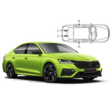 Sonnenschutz Blenden für Skoda Octavia IV (Typ NX) 5 Türen Schrägheck 2019- Sonnenschutz Blenden für Skoda Octavia IV (Typ NX) 5 Türen Schrägheck 2019-
