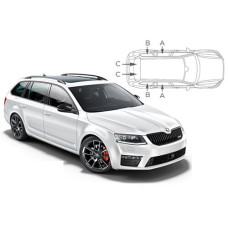 Sonnenschutz Blenden für Skoda Octavia III (Typ 5E) Kombi 2013-2020 Sonnenschutz Blenden für Skoda Octavia III (Typ 5E) Kombi 2013-2020