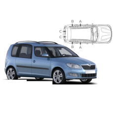 Sonnenschutz Blenden für Skoda Roomster 5 Türen 2006-2015 Sonnenschutz Blenden für Skoda Roomster 5 Türen 2006-2015