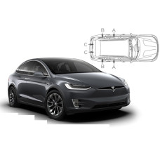 Sonnenschutz Blenden für Tesla Model X 2016-