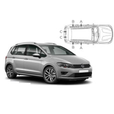 Sonnenschutz Blenden für Volkswagen Golf Sportsvan 2014-2020 Sonnenschutz Blenden für Volkswagen Golf Sportsvan 2014-2020