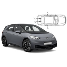 Sonnenschutz Blenden für Volkswagen ID.3 2019- Sonnenschutz Blenden für Volkswagen ID.3 2019-