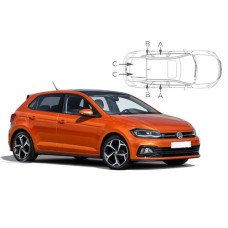Sonnenschutz Blenden für Volkswagen Polo 6 (Typ AW) - 5 Türen 2017- Sonnenschutz Blenden für Volkswagen Polo 6 (Typ AW) - 5 Türen 2017-
