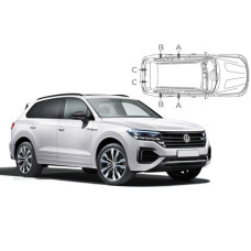Sonnenschutz Blenden für Volkswagen Touareg III (Typ CR) 2018- Sonnenschutz Blenden für Volkswagen Touareg III (Typ CR) 2018-